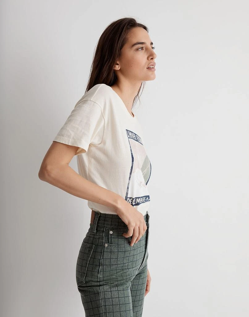 商品Madewell|L'hiver Softfade Cotton Oversized Tee,价格¥237,第2张图片详细描述