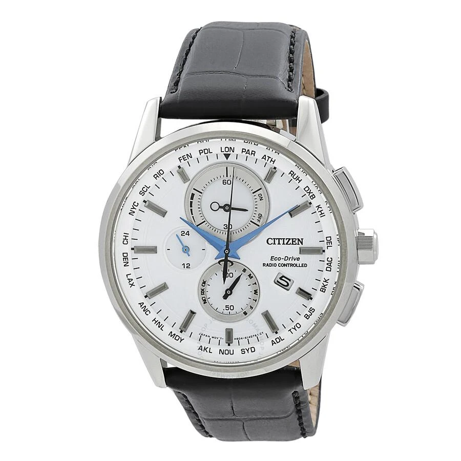 商品Citizen|Eco-Drive Chronograph White Dial Men's Watch AT8110-11A,价格¥2818,第1张图片