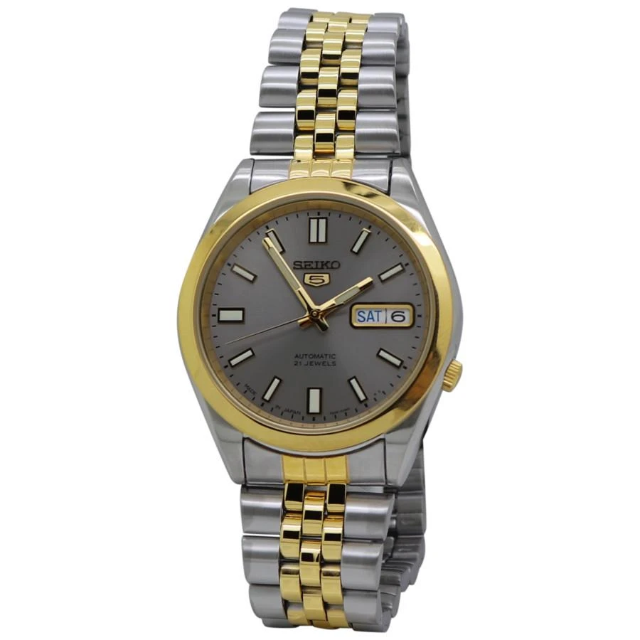 商品Seiko|Seiko Seiko 5 Automatic Grey Dial Mens Watch SNKC40J1,价格¥1222,第1张图片