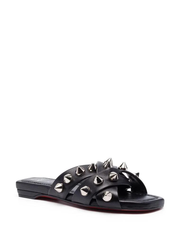 商品Christian Louboutin|Christian Louboutin Miss Spike Leather Sandals,价格¥2926,第4张图片详细描述