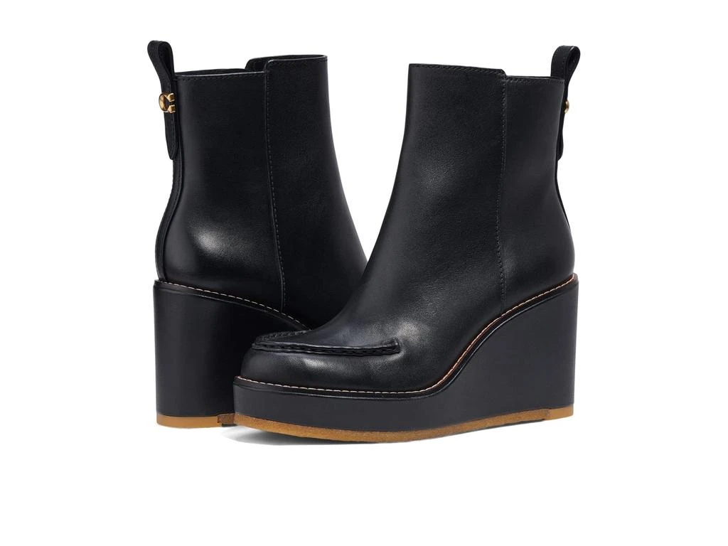 商品Coach|Brady Leather Bootie,价格¥883,第1张图片