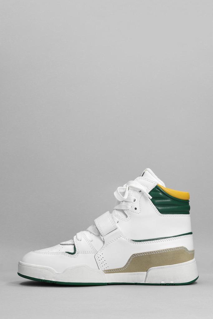 Isabel Marant Alesee Sneakers In White Leather商品第3张图片规格展示