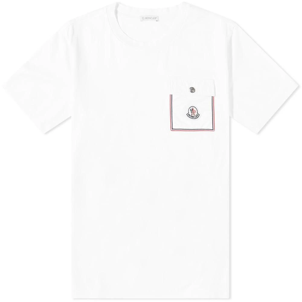 商品Moncler|Moncler Maya Pocket Logo Tee,价格¥3026,第1张图片
