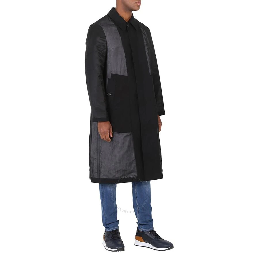 商品Burberry|Men's Panelled Cotton Gabardine Car Coat In Black,价格¥2721,第3张图片详细描述