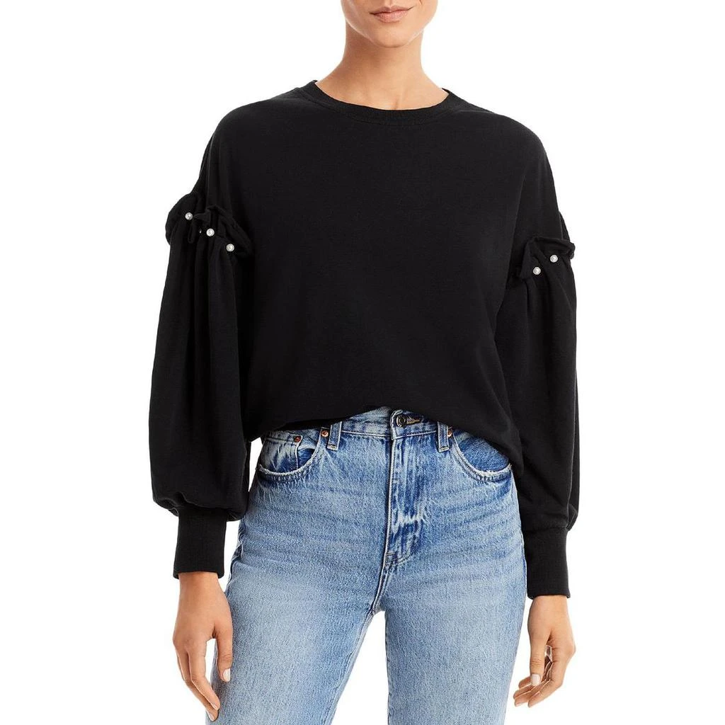 商品Sundays|Sundays Womens Ruffled Crewneck Sweatshirt,价格¥326,第1张图片