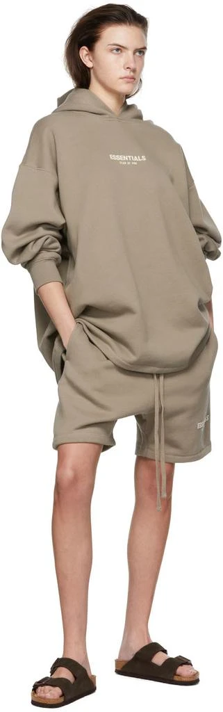 商品Essentials|Essentials灰褐色棉质女士连帽衫卫衣,价格¥350,第4张图片详细描述