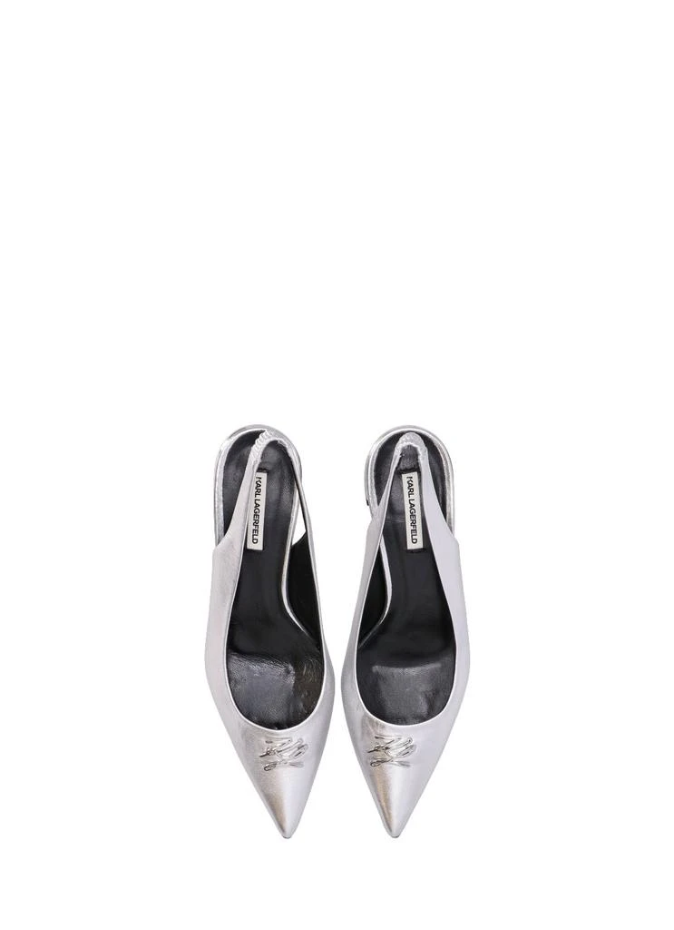 商品Karl Lagerfeld Paris|K-BLOK Metalik Slingback,价格¥1463,第5张图片详细描述