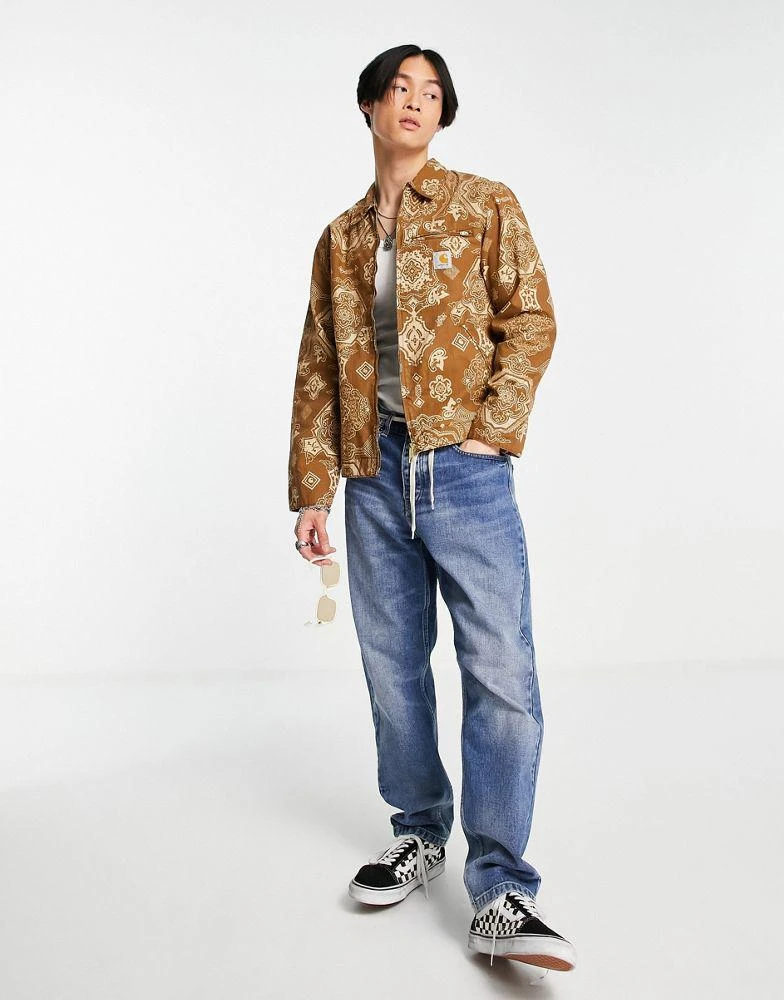 商品Carhartt WIP|Carhartt WIP Detroit paisley jacket in tan,价格¥1373,第2张图片详细描述