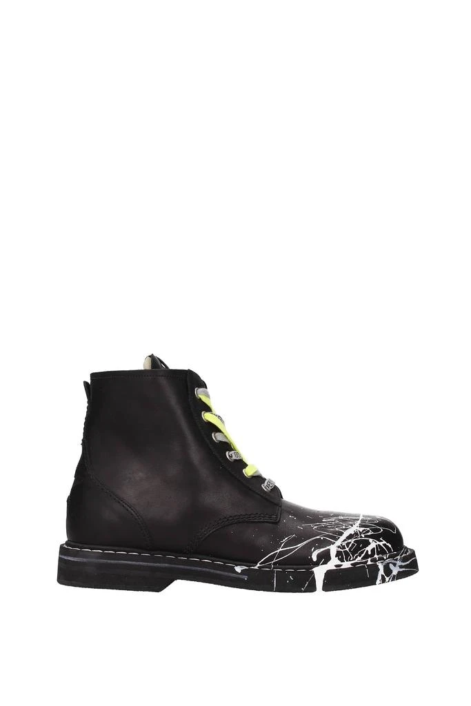 商品Golden Goose|Ankle Boot Leather Black,价格¥1885,第1张图片