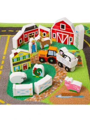 商品Melissa & Doug|Deluxe Road Rug Play Set,价格¥834,第3张图片详细描述