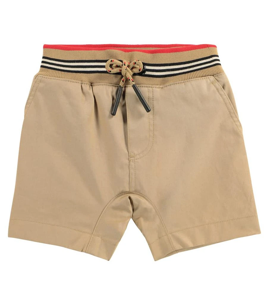 商品Burberry|Baby Icon Stripe棉质斜纹布短裤,价格¥1424,第1张图片