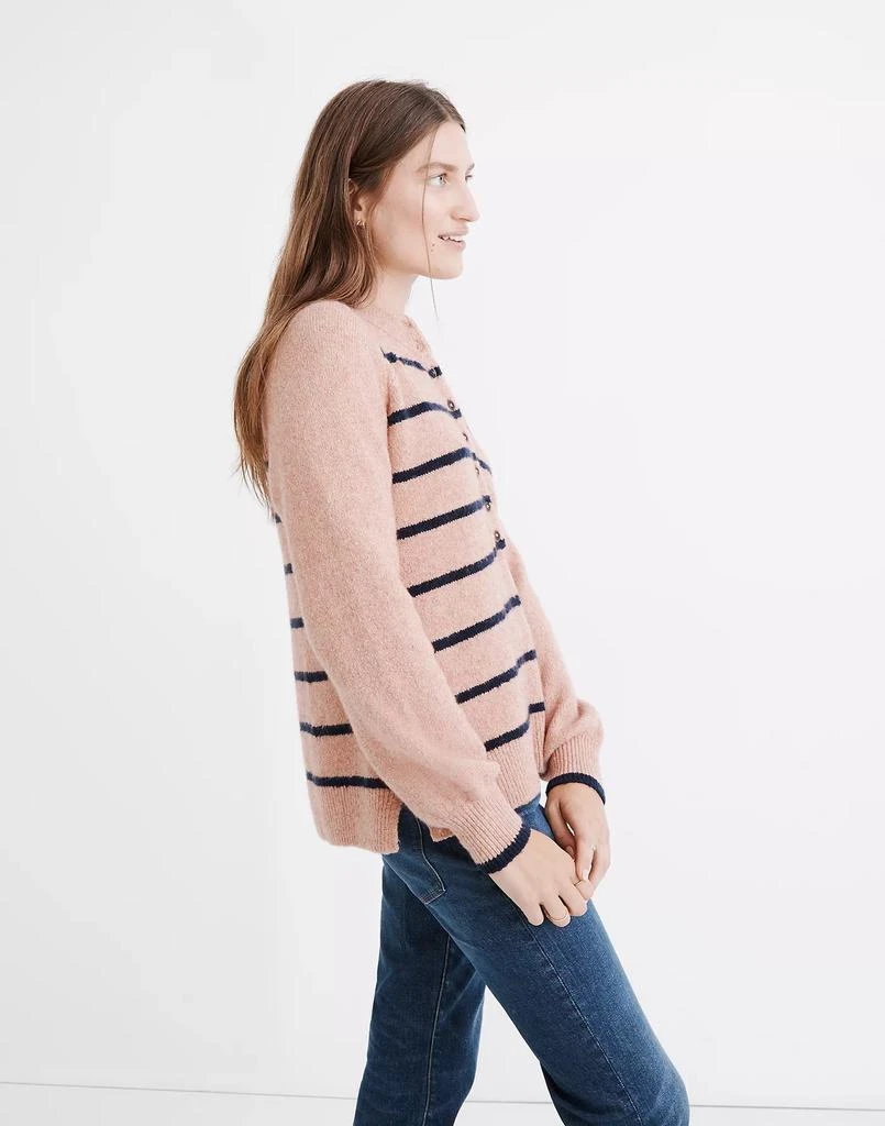 商品Madewell|Pembury Henley Mockneck Sweater in Stripe,价格¥394,第2张图片详细描述