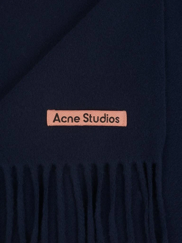 商品Acne Studios|Acne Studios Logo Patch Fringed Scarf,价格¥836,第2张图片详细描述