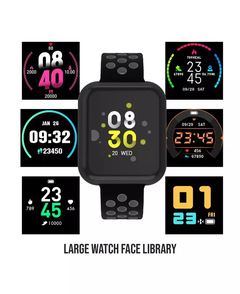 Air 3 Unisex Heart Rate Black Strap Smart Watch 商品