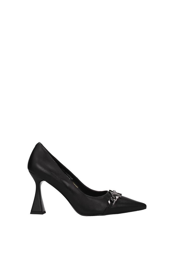 商品Karl Lagerfeld Paris|Pumps Leather Black,价格¥720,第1张图片