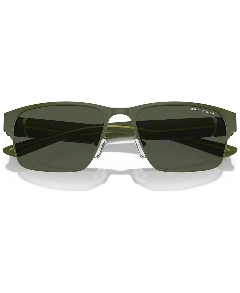 商品Armani Exchange|Men's Polarized Sunglasses, AX2046S,价格¥655,第5张图片详细描述