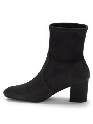 商品Stuart Weitzman|Siggy 60 Suede Block Heel Sock Boots,价格¥1813,第6张图片详细描述
