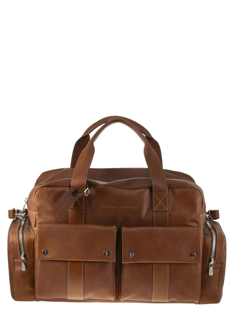 商品Brunello Cucinelli|Brunello Cucinelli Zip-Up Leisure Bag,价格¥31735,第1张图片