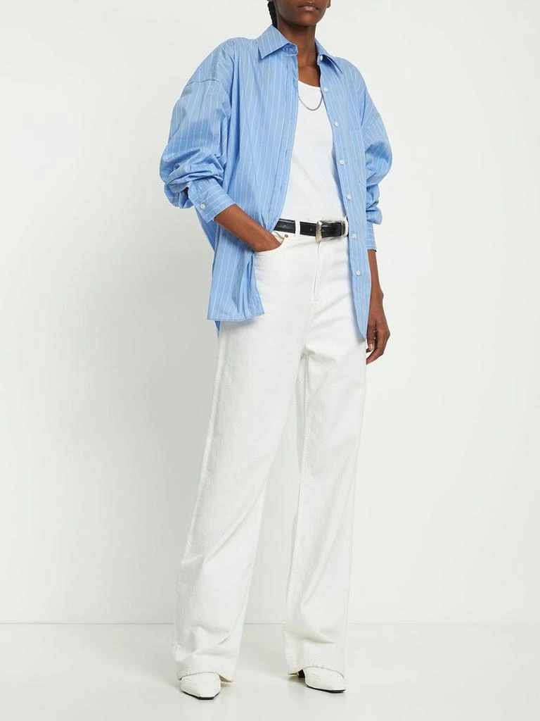 商品The Frankie Shop|Georgia Striped Cotton Poplin Shirt,价格¥723,第1张图片详细描述