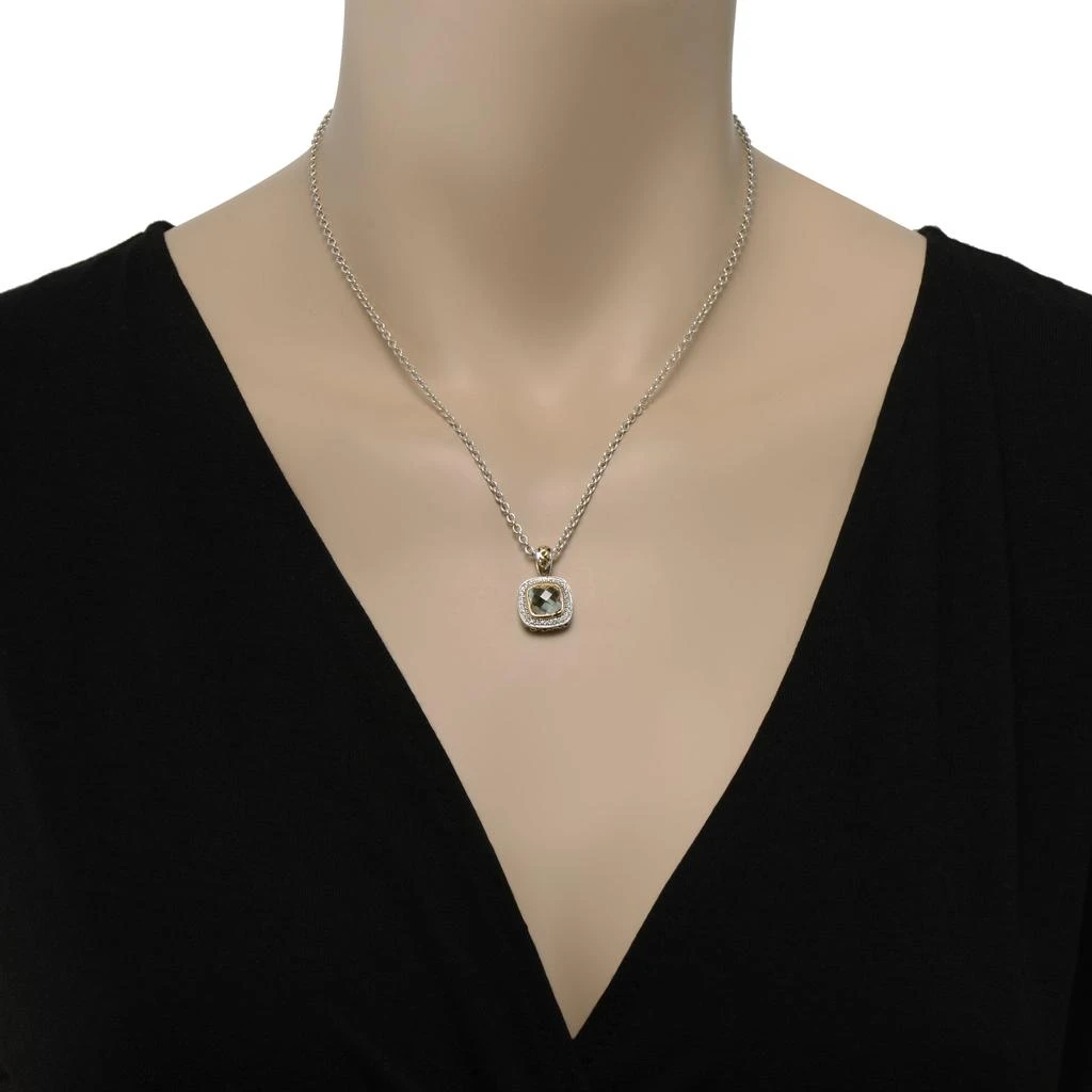 商品Charles Krypell|Charles Krypell Women's Sterling Silver and 18K Gold Necklace,价格¥4447,第2张图片详细描述
