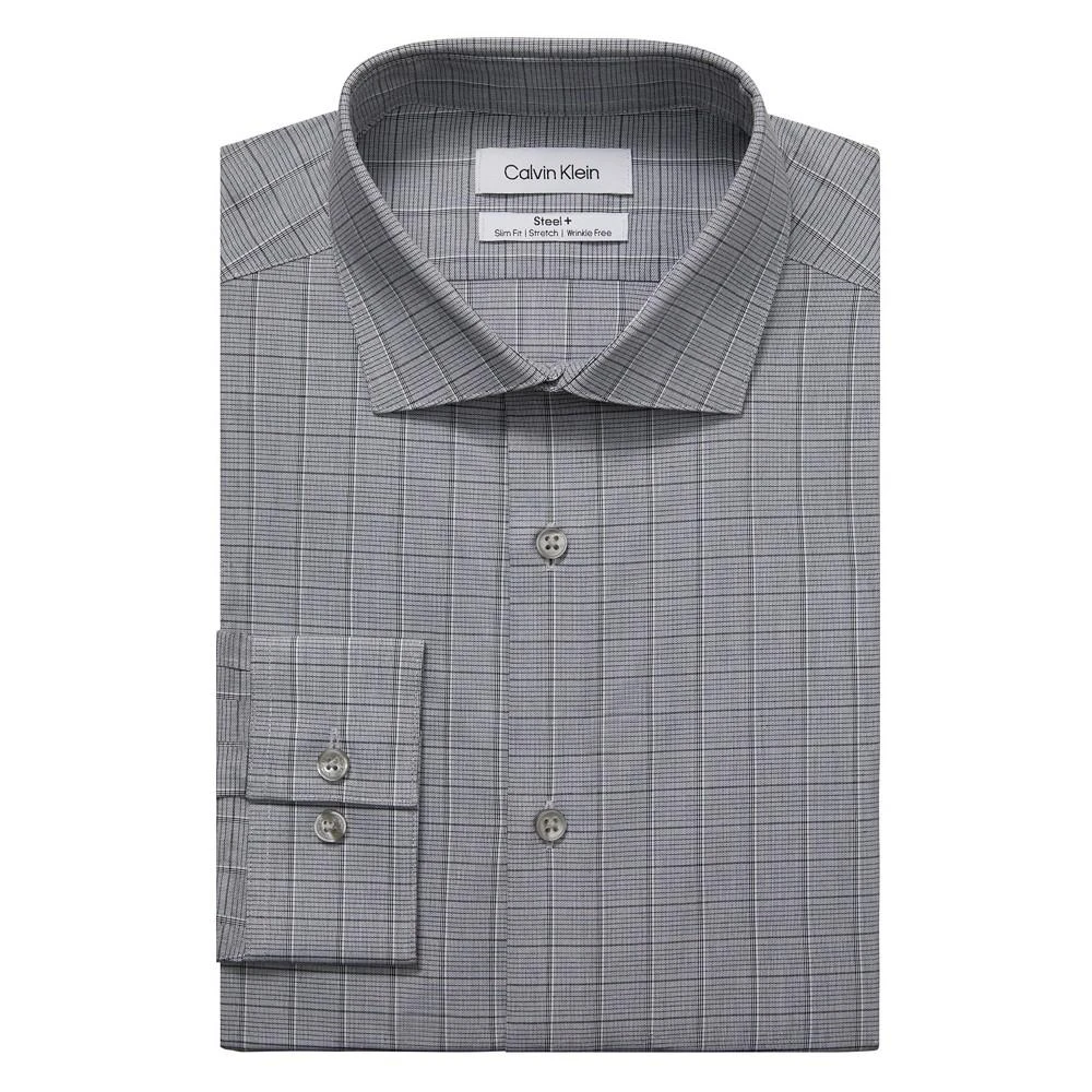 商品Calvin Klein|Men's Steel Slim Fit Stretch Wrinkle Free Dress Shirt,价格¥238,第1张图片