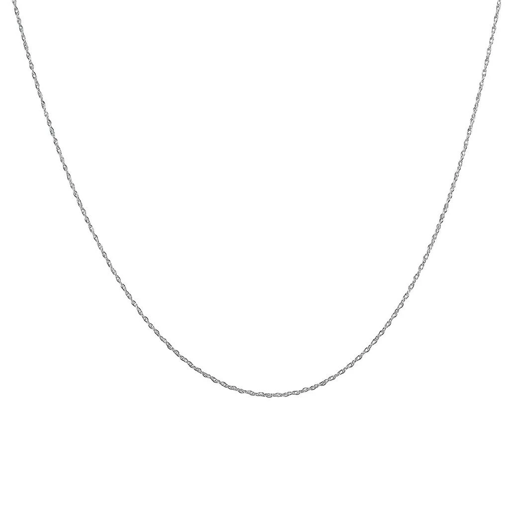 商品SSELECTS|14K White Gold  Rope Chain With Spring Ring Clasp,价格¥521,第1张图片