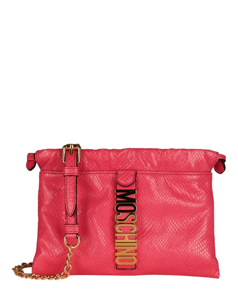 商品Moschino|Logo Leather Crossbody Bag,价格¥3413,第1张图片