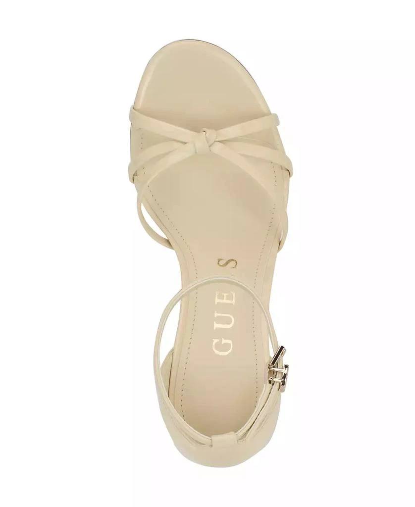 商品GUESS|Women's Spring Strappy Knot Stiletto Sandals,价格¥440,第5张图片详细描述