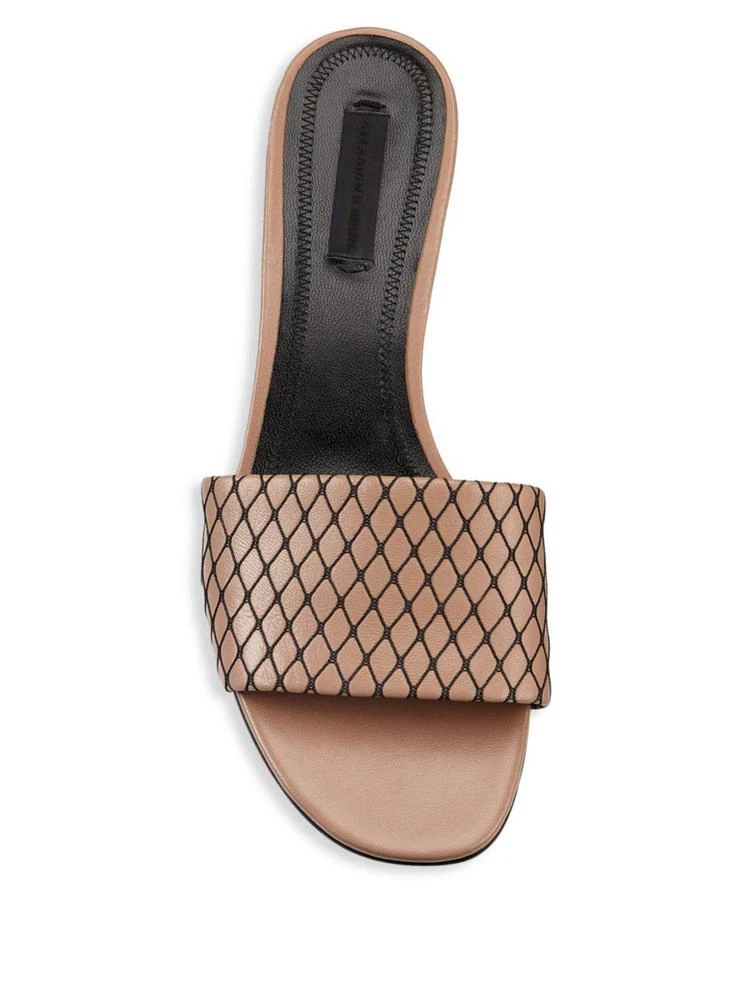 商品Alexander Wang|Lou Low Heel Fishnet Slides,价格¥3388,第4张图片详细描述