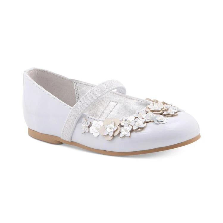 商品Nina|女幼童/小童Prim-T Ballet Flats, Toddler Girls (4.5-10.5) & Little Girls (11-3),价格¥374,第1张图片