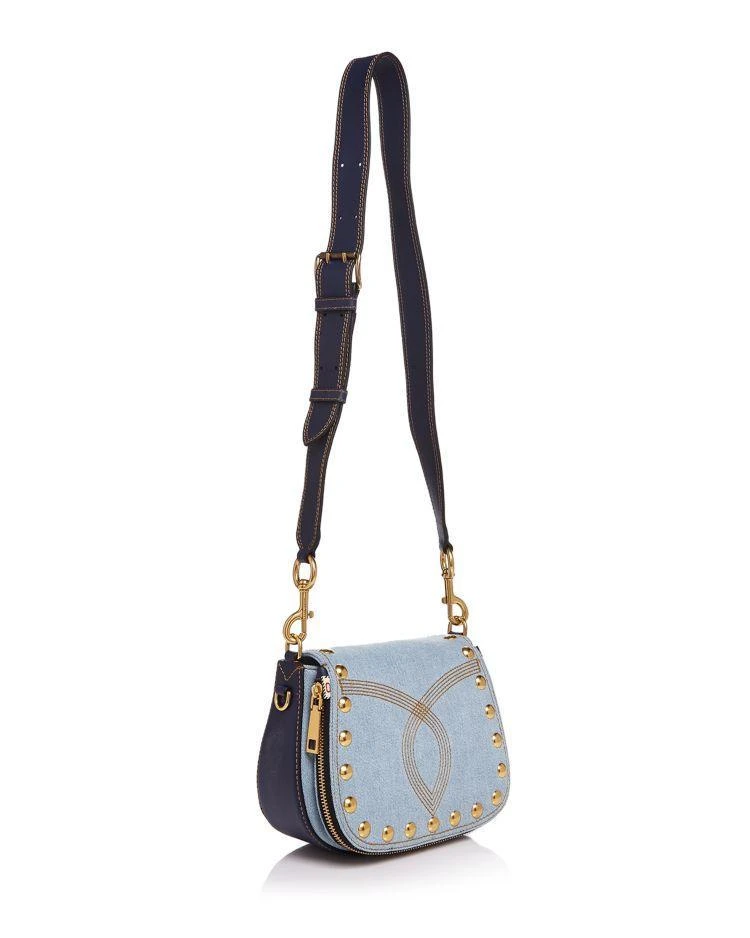 商品Marc Jacobs|单宁铆钉马鞍包,价格¥1514,第4张图片详细描述