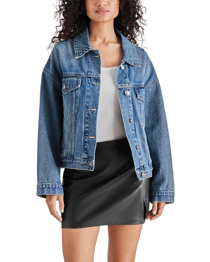 商品Steve Madden|Sienna Cotton Denim Jacket,价格¥727,第1张图片详细描述