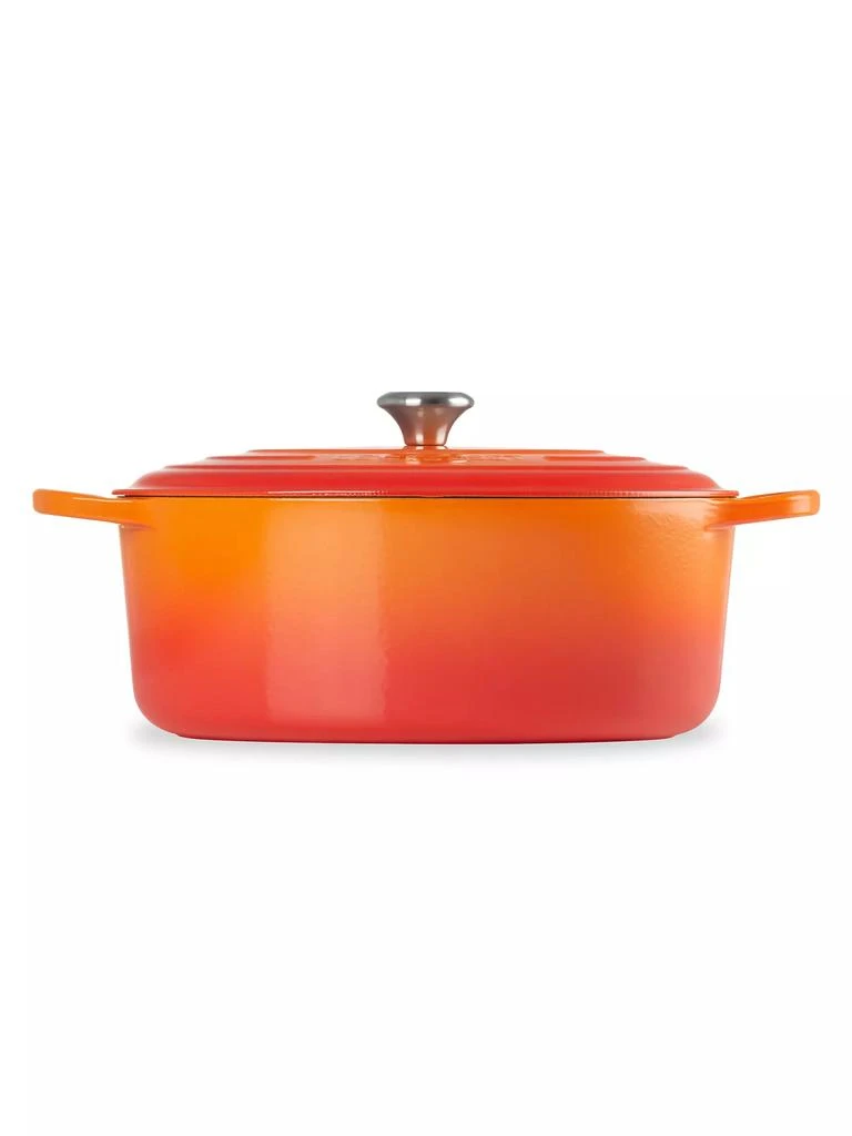 商品Le Creuset|9.5-Quart Signature Cast Iron Oval Dutch Oven,价格¥3934,第4张图片详细描述