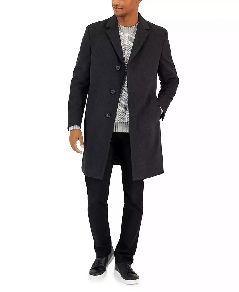 商品Nautica|Men's Classic-Fit Camber Wool Overcoat,价格¥3015,第1张图片