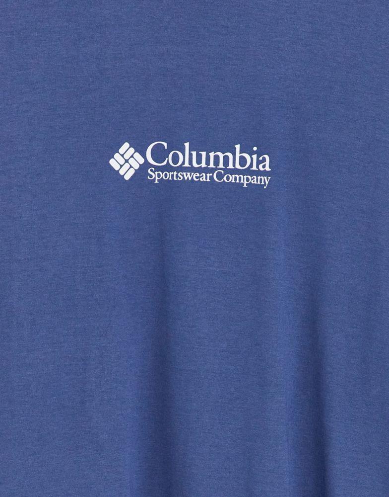 商品Columbia|Columbia Hopedale long sleeve t-shirt in navy Exclusive at ASOS,价格¥251,第5张图片详细描述
