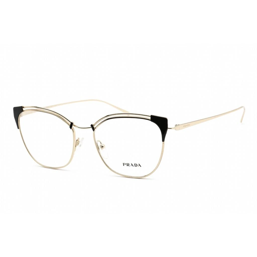 商品Prada|Prada Men's Eyeglasses - Clear Lens Cat Eye Shape Grey Metal Frame | PR62UV YEE1O1,价格¥1261,第1张图片