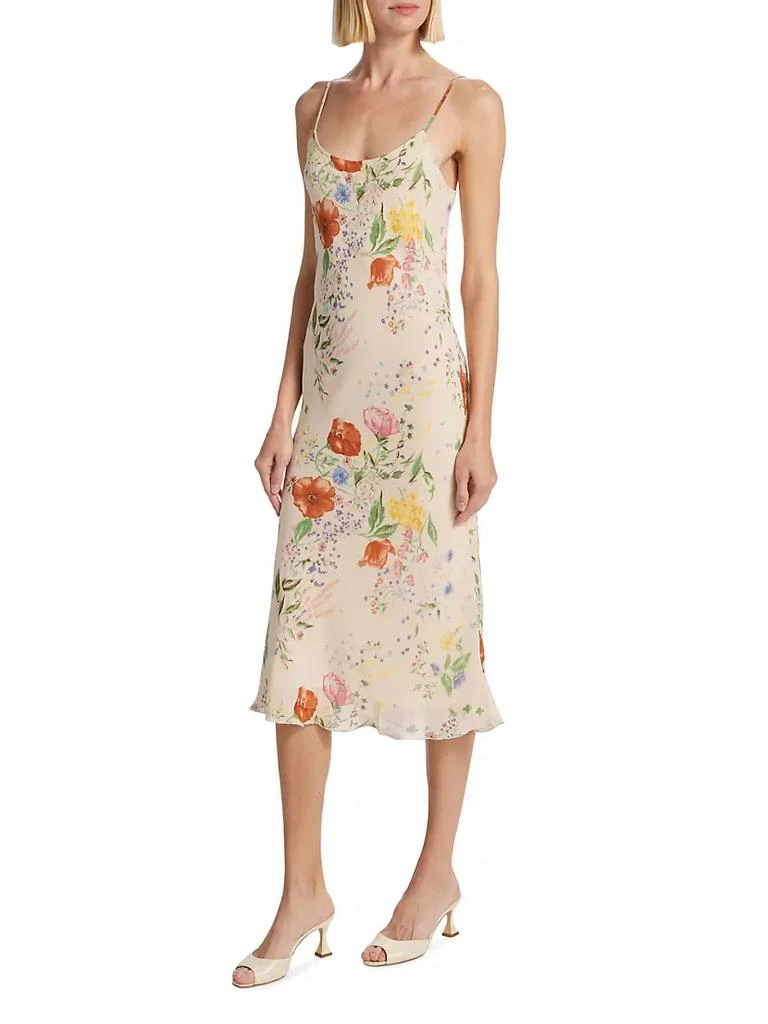 商品Reformation|Emerick Floral Slip Midi-Dress,价格¥1488,第4张图片详细描述
