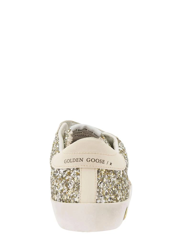 商品Golden Goose|Old School Glitter Upper Leather Star And Heel Include Stesso Codice Gyf,价格¥2250,第4张图片详细描述
