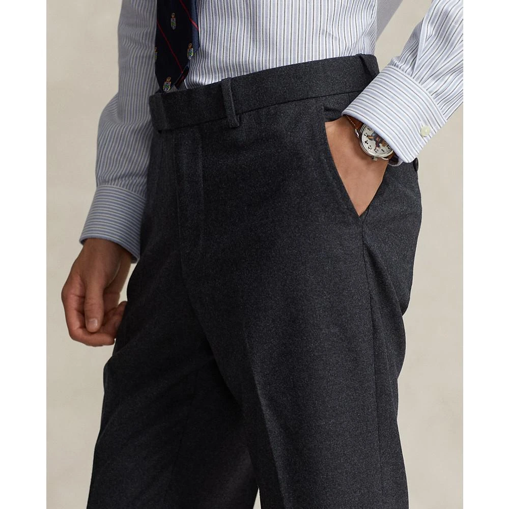 商品Ralph Lauren|Men's Stretch Wool-Blend Flannel Suit Trousers,价格¥1978,第3张图片详细描述