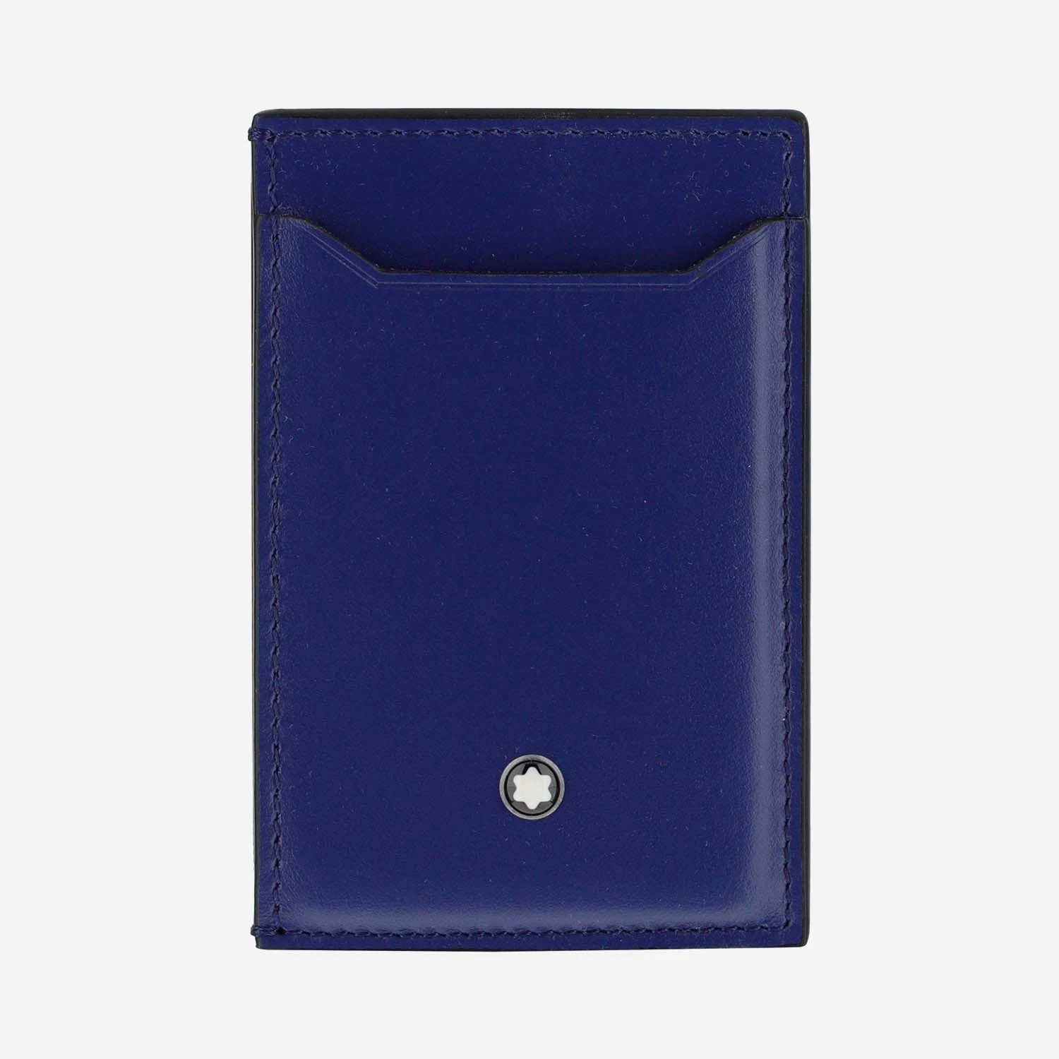 商品【商品预售7天】 MontBlanc|MontBlanc 男士钱包 129684 蓝色,价格¥1450,第1张图片
