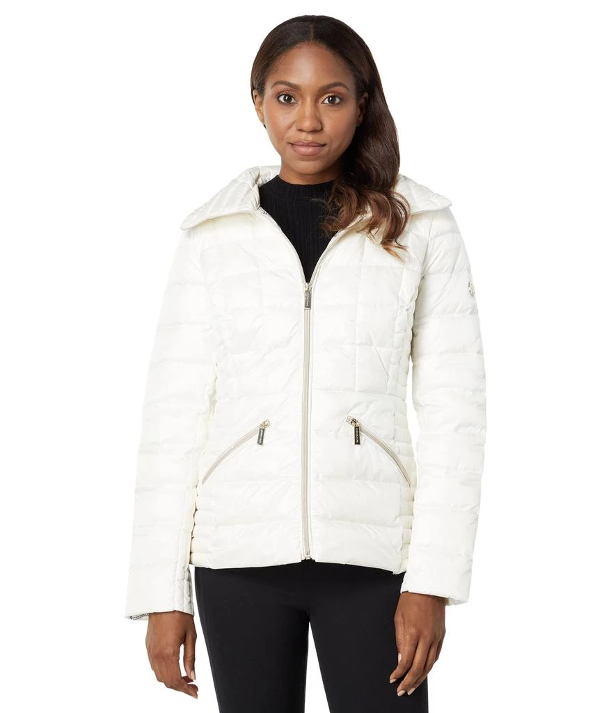 商品Michael Kors|Short Box Quilt Packable Down Jacket M825223E74,价格¥1459,第1张图片