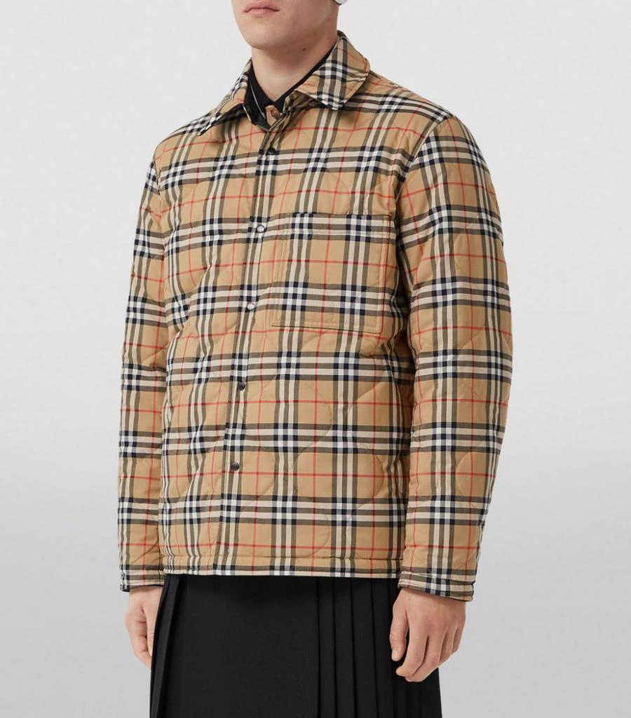 商品Burberry|Padded Check Overshirt,价格¥10185,第5张图片详细描述