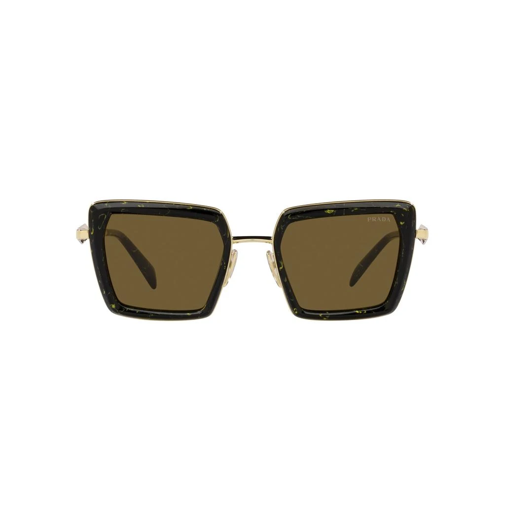 商品Prada|Prada  PR 55ZS 19D01T 52mm Womens Square Sunglasses,价格¥851,第1张图片