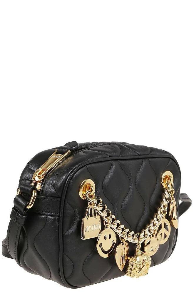 商品Moschino|Moschino Charm Chain-Detailed Shoulder Bag,价格¥3200,第3张图片详细描述