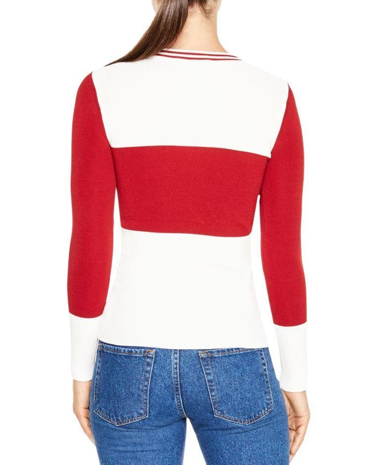 商品Sandro|Fiona Color-Block Sweater,价格¥926,第2张图片详细描述