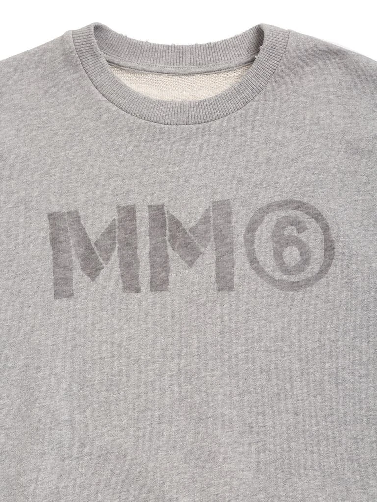商品MM6|Logo Print Cotton Jersey Sweatshirt,价格¥826,第1张图片