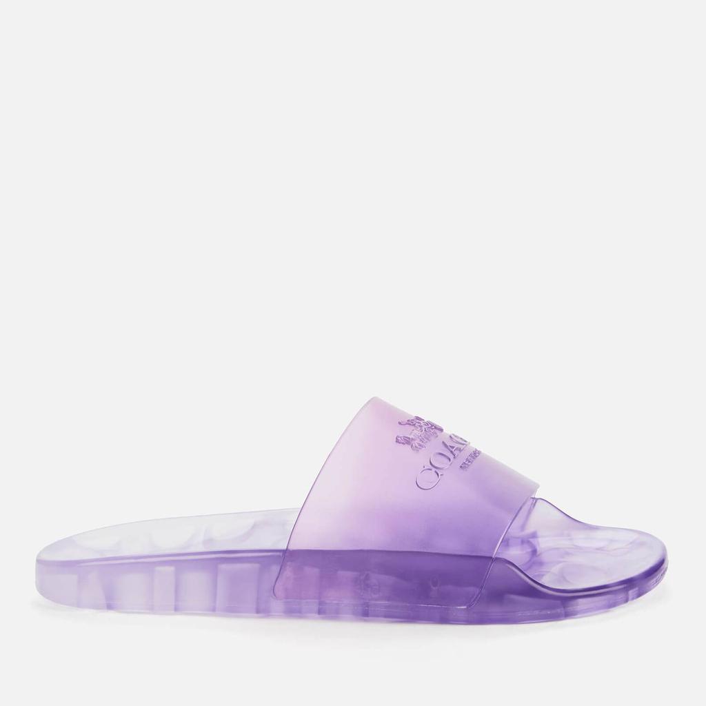 商品Coach|Coach Women's Ulyssa Slide Sandals - Violet,价格¥355,第1张图片