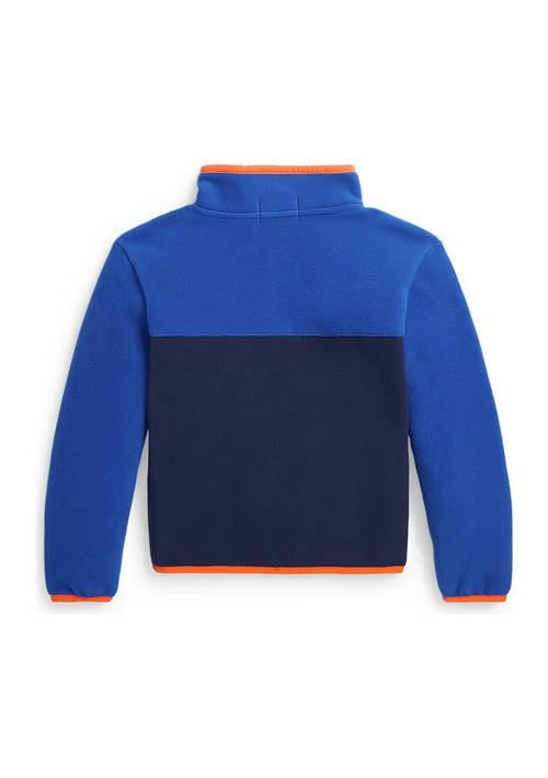 商品Ralph Lauren|Lauren Childrenswear Boys 2 7 Color Blocked Fleece Pullover,价格¥949,第2张图片详细描述