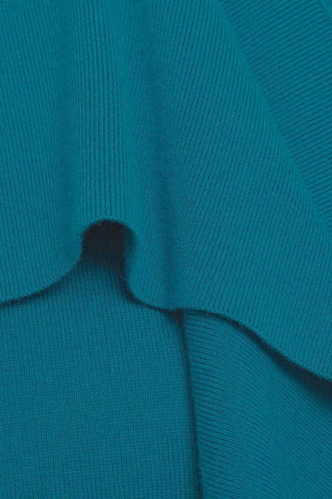 Draped cotton-blend turtleneck sweater商品第4张图片规格展示