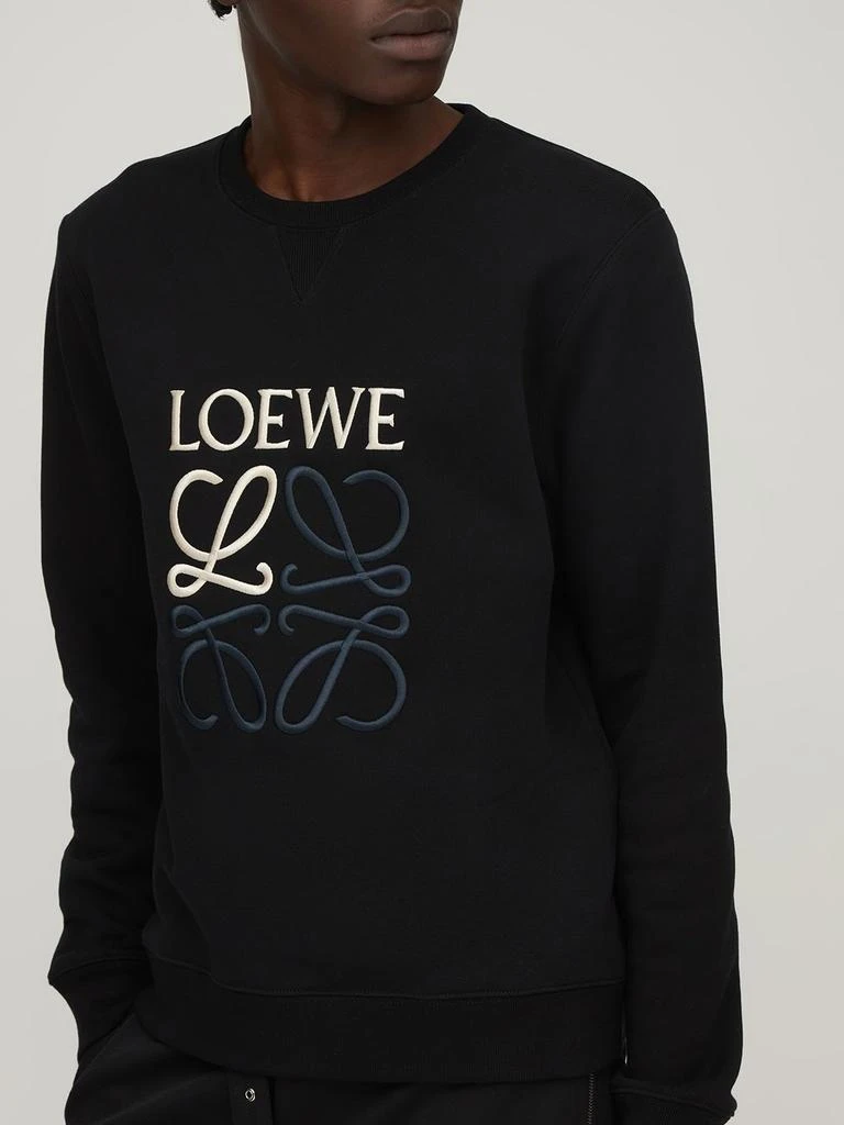 商品Loewe|Anagram Embroidery Cotton Sweatshirt,价格¥5260,第2张图片详细描述